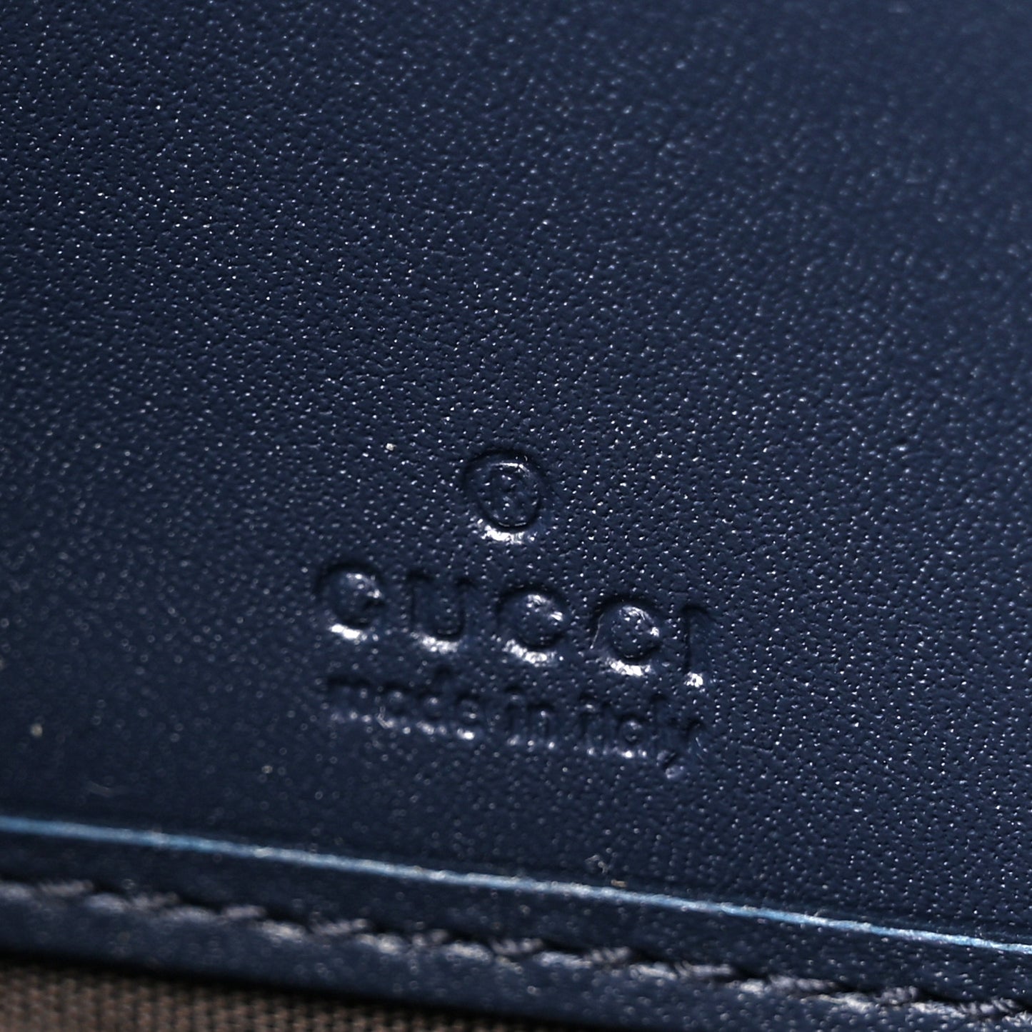 Denim Matelasse Pearly GG Marmont Zip Around Wallet Blue