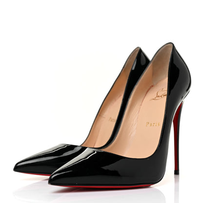 Christian Louboutin Patent So Kate 120 Pumps 38.5 Black 3 of 7