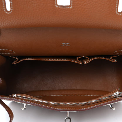 Hermes Taurillon Clemence Jypsiere 28 Gold 4 of 4