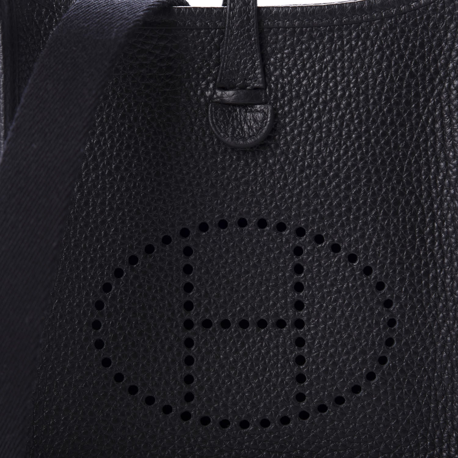 Hermes Taurillon Clemence Evelyne TPM Black 9 of 10