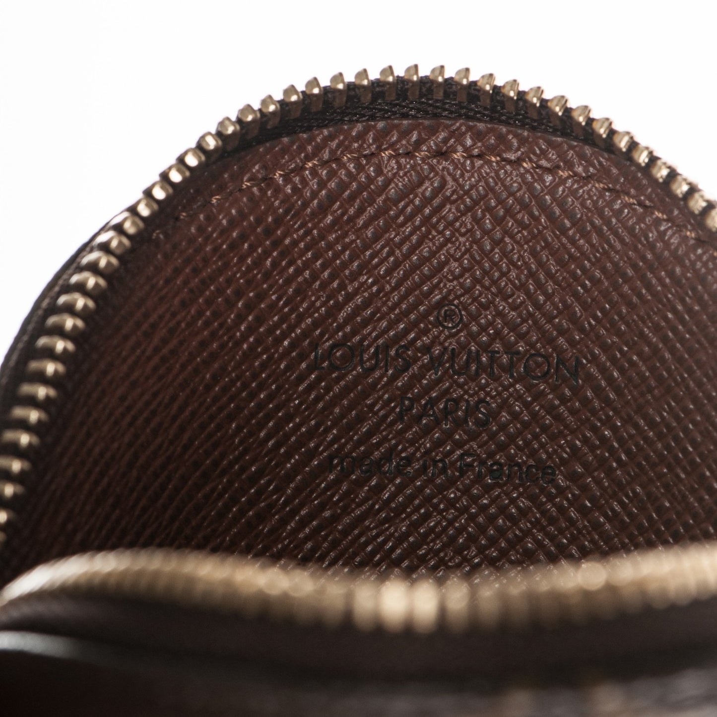 Monogram Round Coin Purse