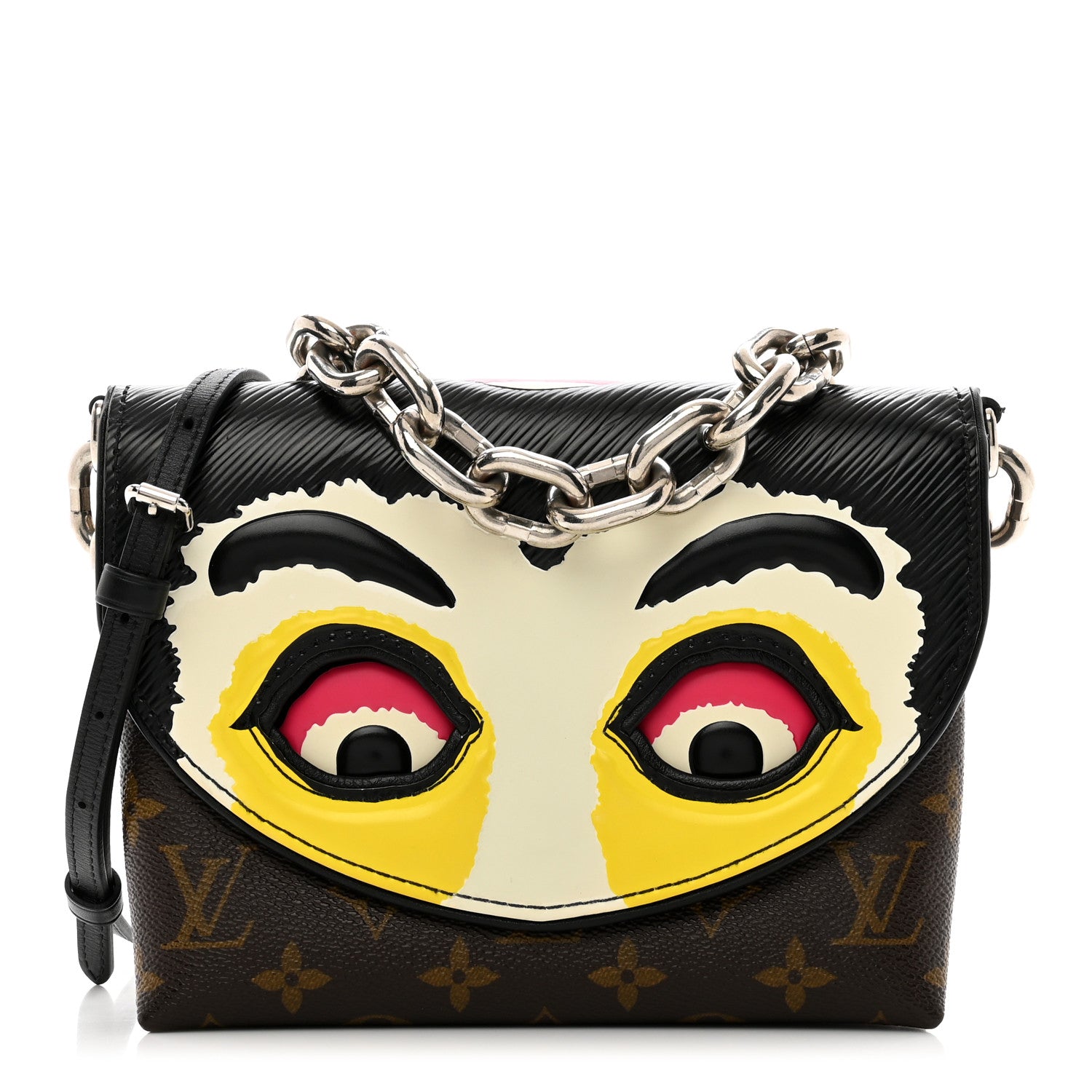 Louis Vuitton Monogram Kabuki Pochette Black 1 of 11