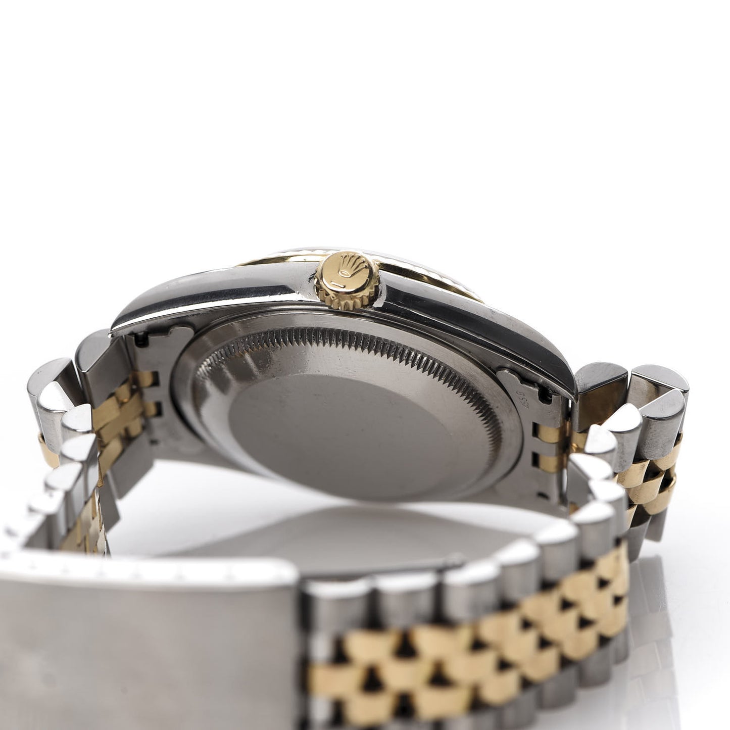 Stainless Steel 18K Yellow Gold 36mm Oyster Perpetual Datejust Watch Champagne 16233
