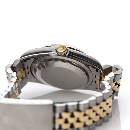 Rolex Stainless Steel 18K Yellow Gold 36mm Oyster Perpetual Datejust Watch Champagne 16233 5 of 8