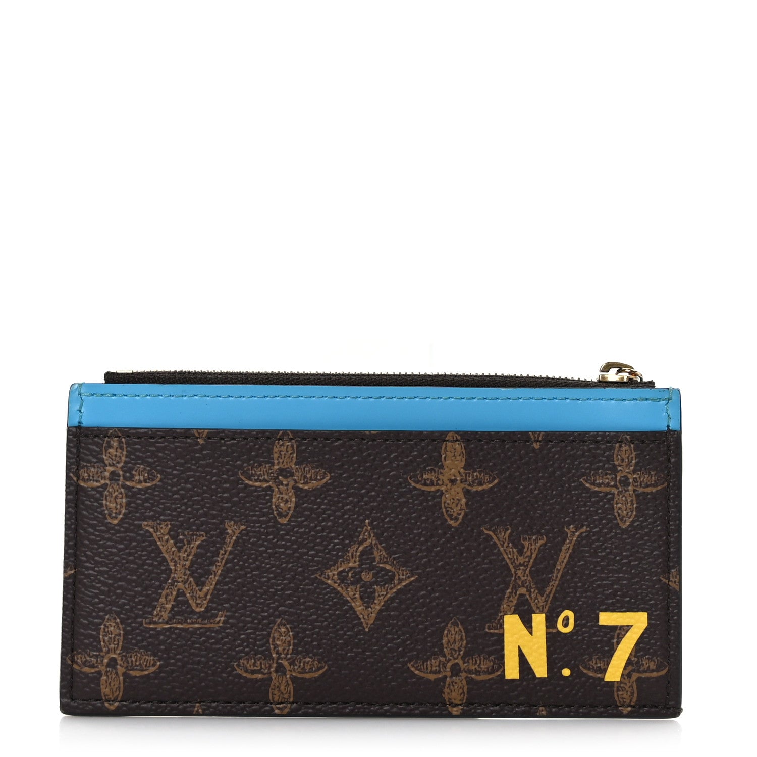 Louis Vuitton Monogram Vintage Calfskin Trunk L'œil Coin Card Holder 1 of 6