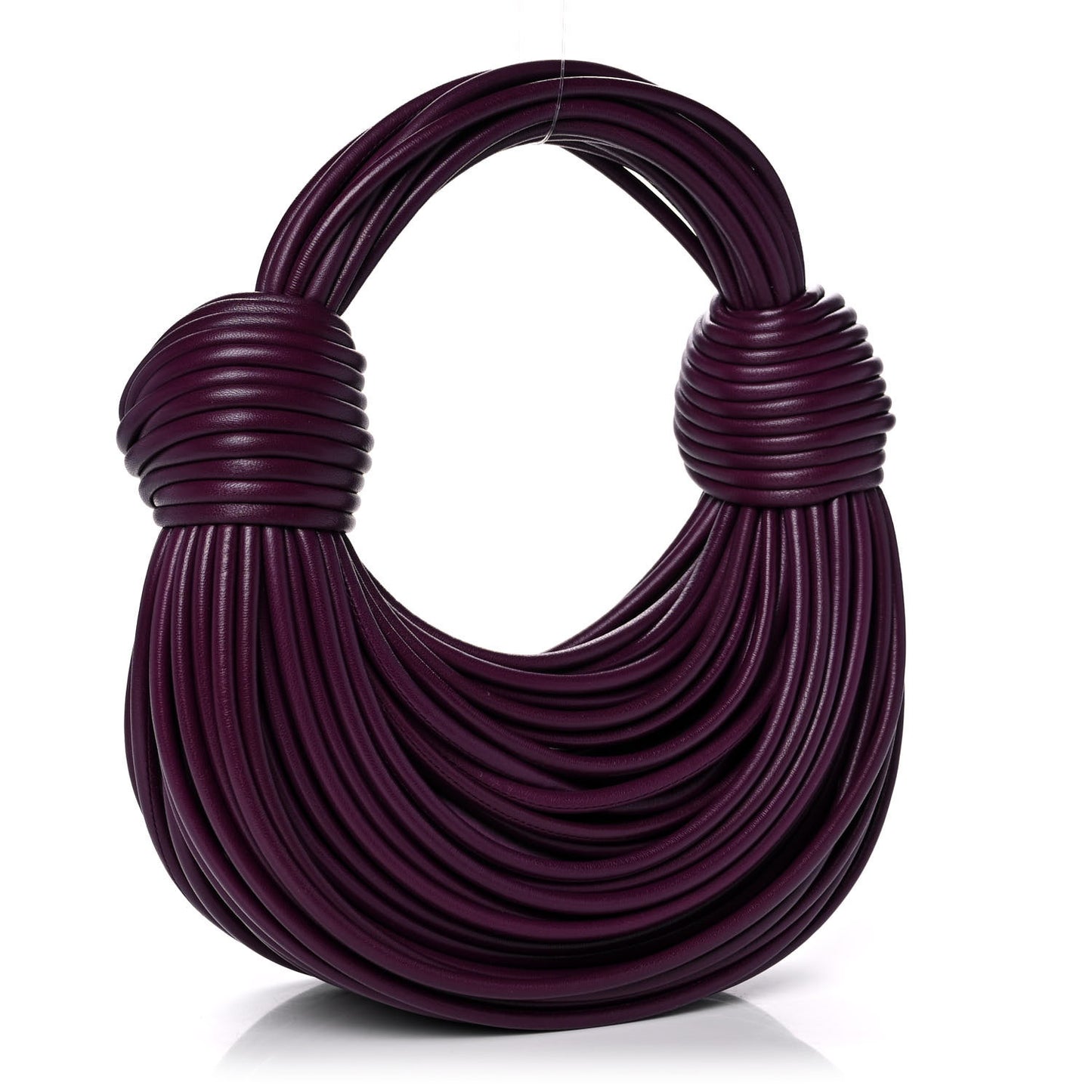 Nappa Mini Tubular Double Knot Grape