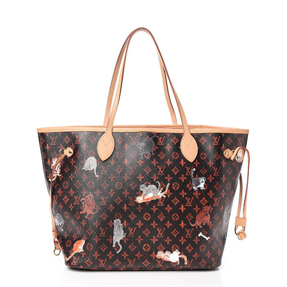 Louis Vuitton Catogram Neverfull MM Marron 2 of 9