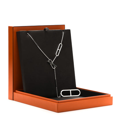 Hermes Sterling Silver Ever Chaine d'Ancre Long Necklace 5 of 5