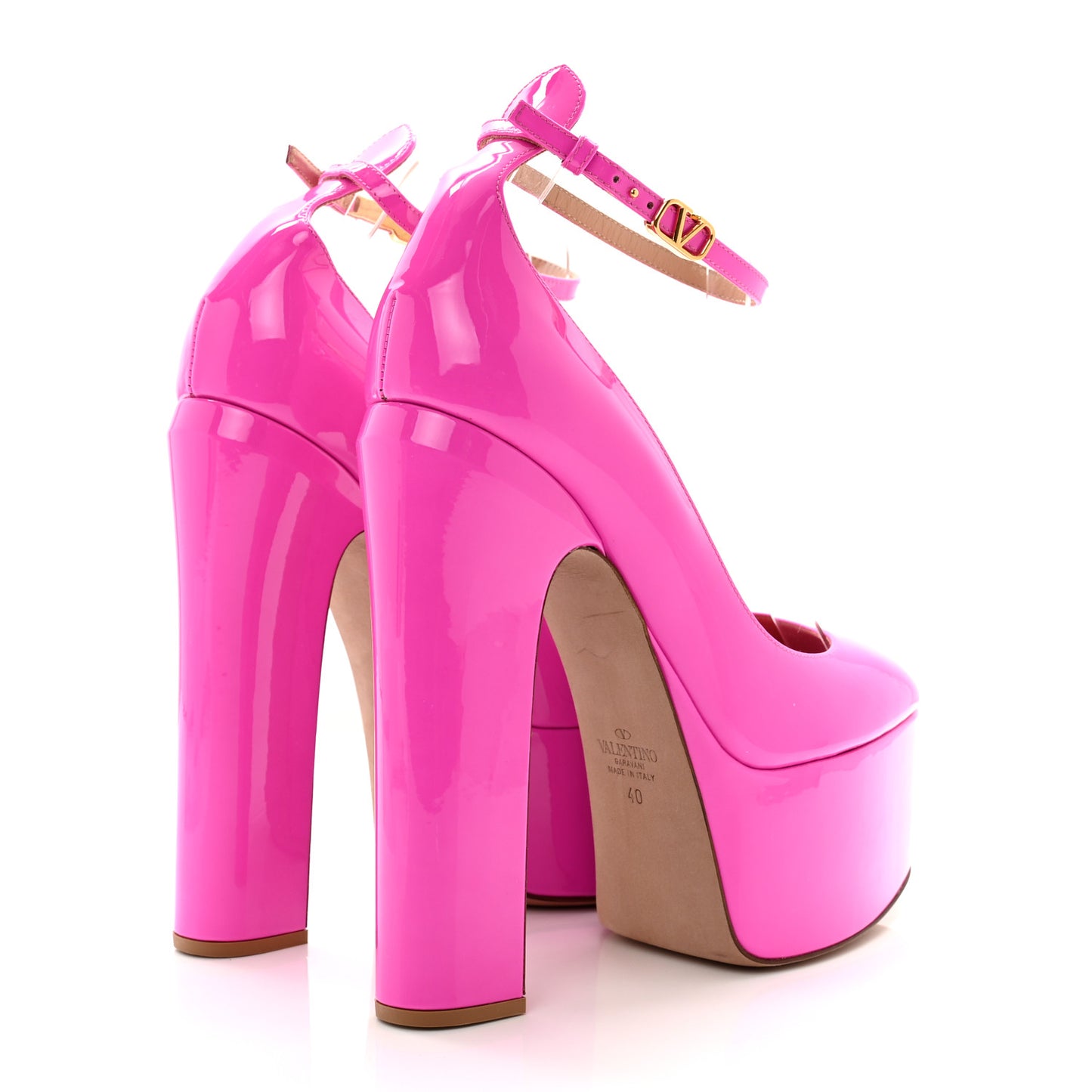 Patent Tan-Go 50/155mm Platform Pumps 40 Pink PP