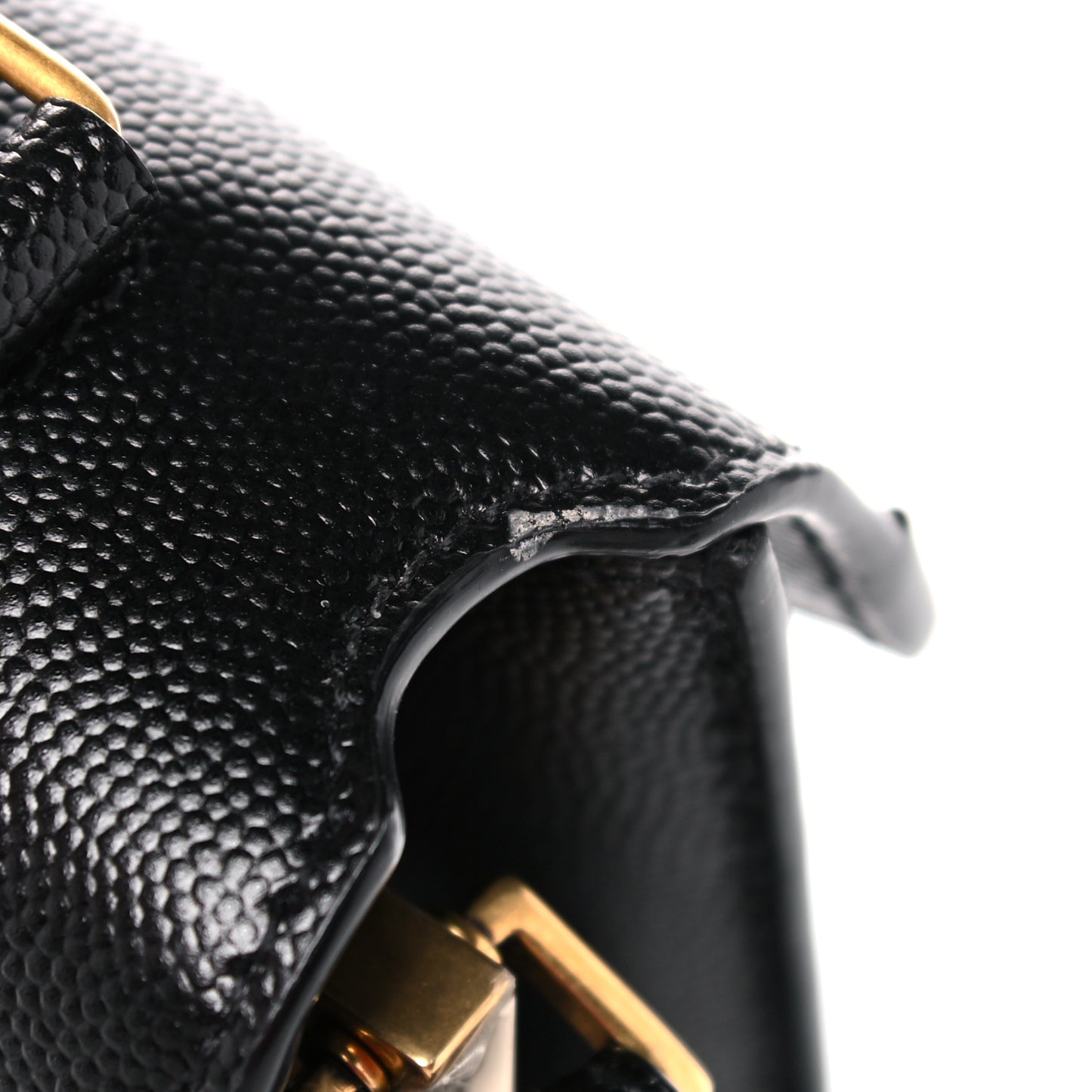 Grain de Poudre Mini Classic Monogram Cassandra Top Handle Black