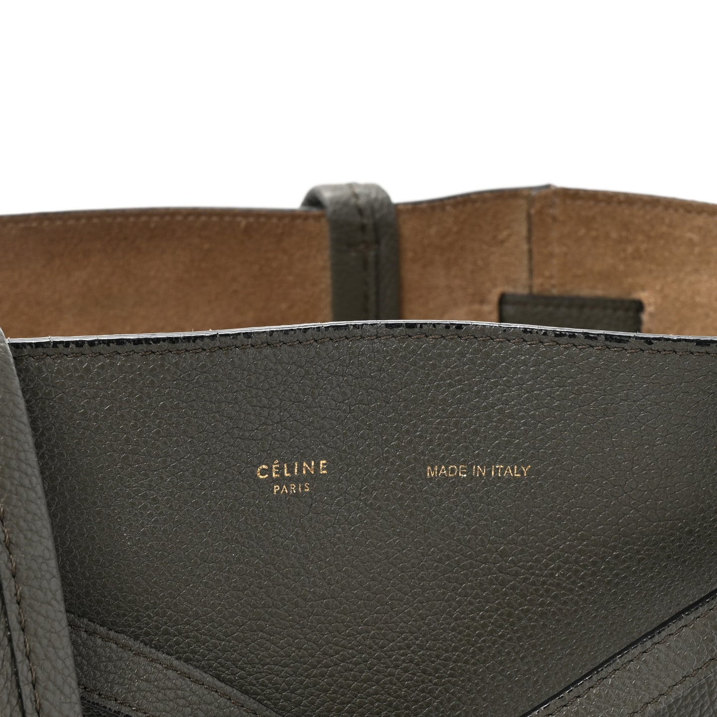 Soft Grained Calfskin Small Belt Cabas Phantom Taupe