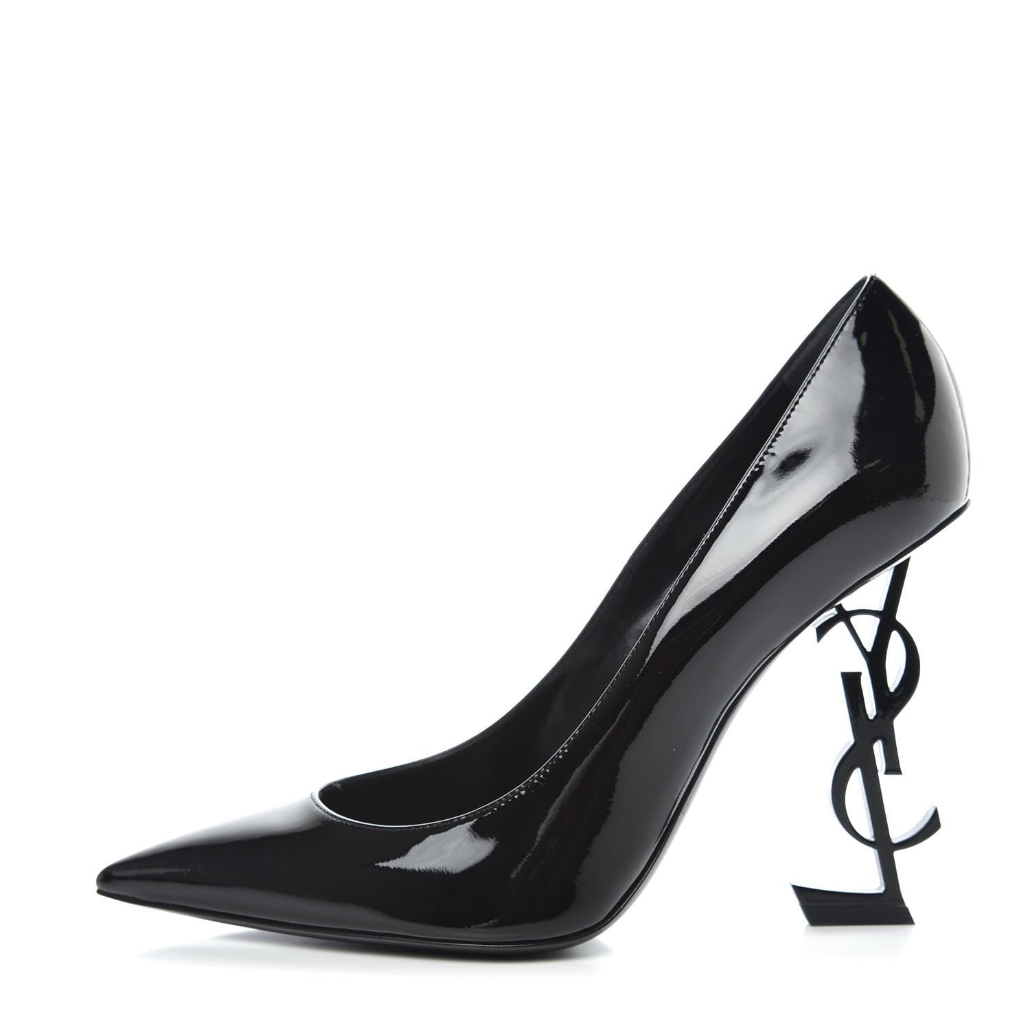Saint Laurent Patent Opyum 110 Pumps 40 Black 1 of 8