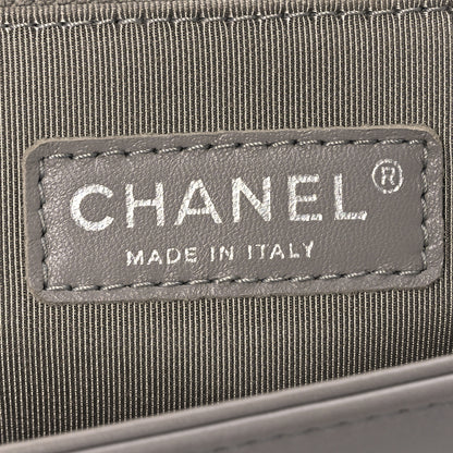 Chanel Lambskin Quilted Large Boy Flap Grey 6 of 11