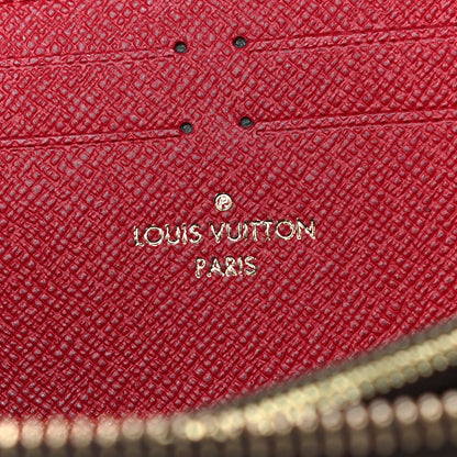 Louis Vuitton Damier Ebene Clemence Wallet Cherry 7 of 12