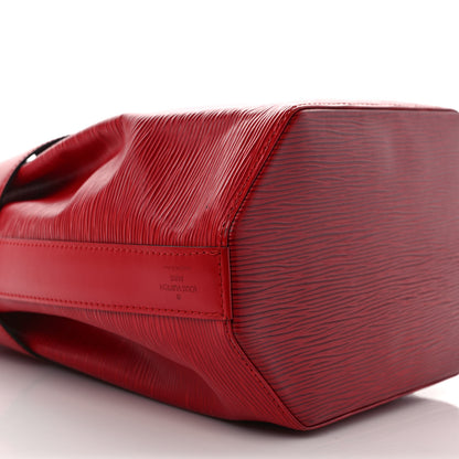 Louis Vuitton Epi Sac D'Epaule Castillan Red 7 of 11