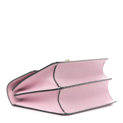 Dolce & Gabbana Grained Calfskin Rosalia Shoulder Bag Pink 4 of 10