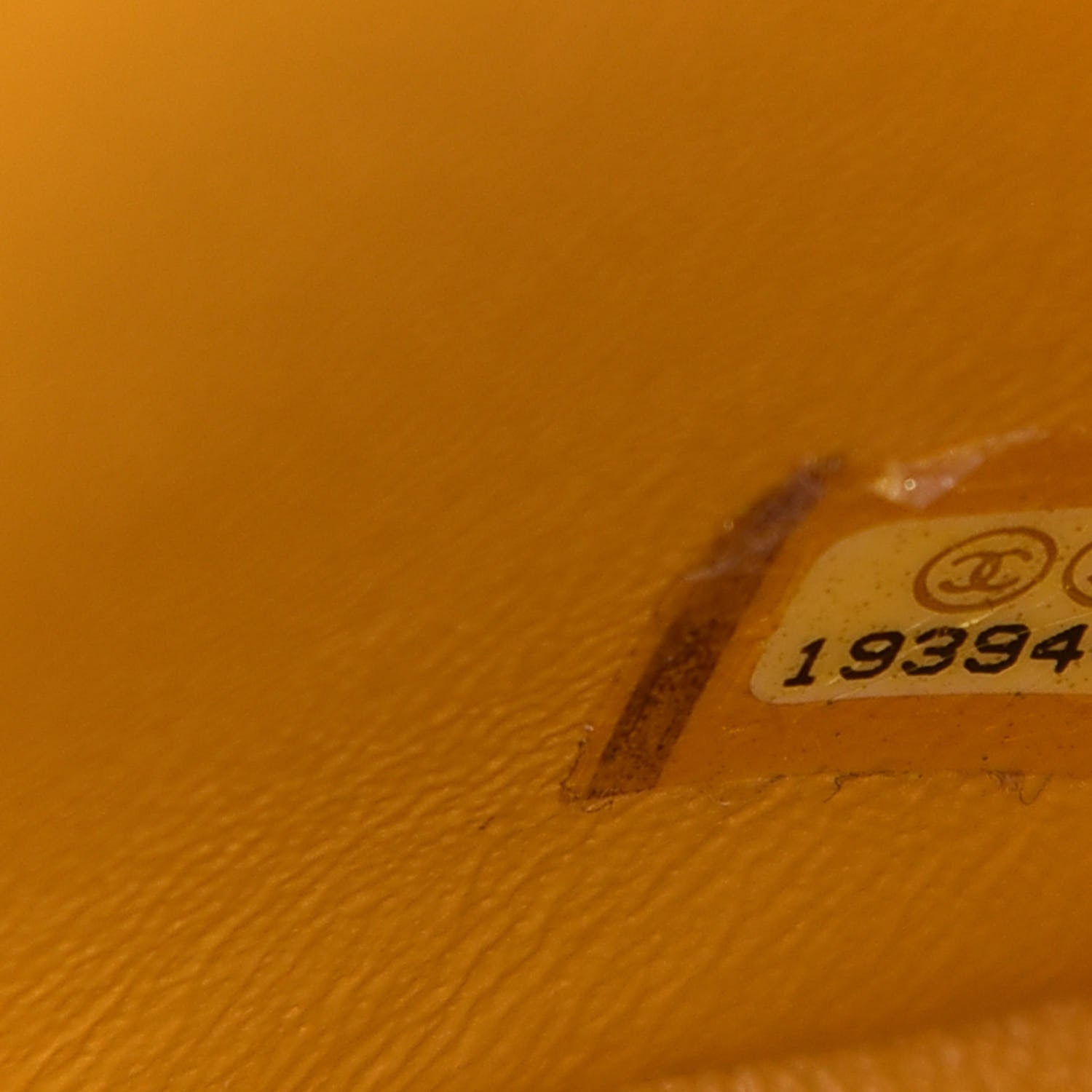 Chanel Lambskin Quilted Mini Square Flap Yellow 7 of 10