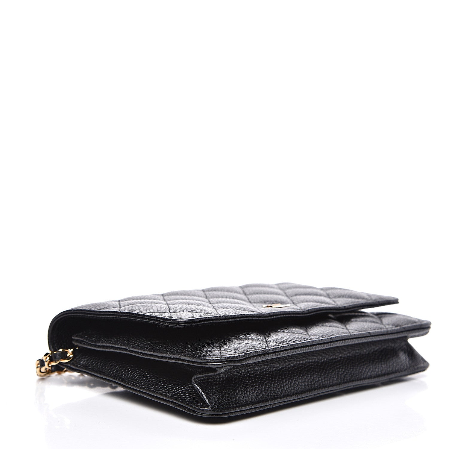 Chanel Caviar Quilted Wallet On Chain WOC Black 3 of 10