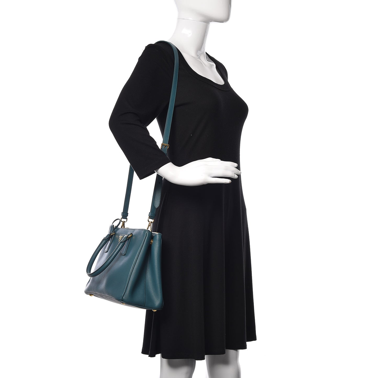 Saffiano Small Galleria Double Zip Tote Ottanio