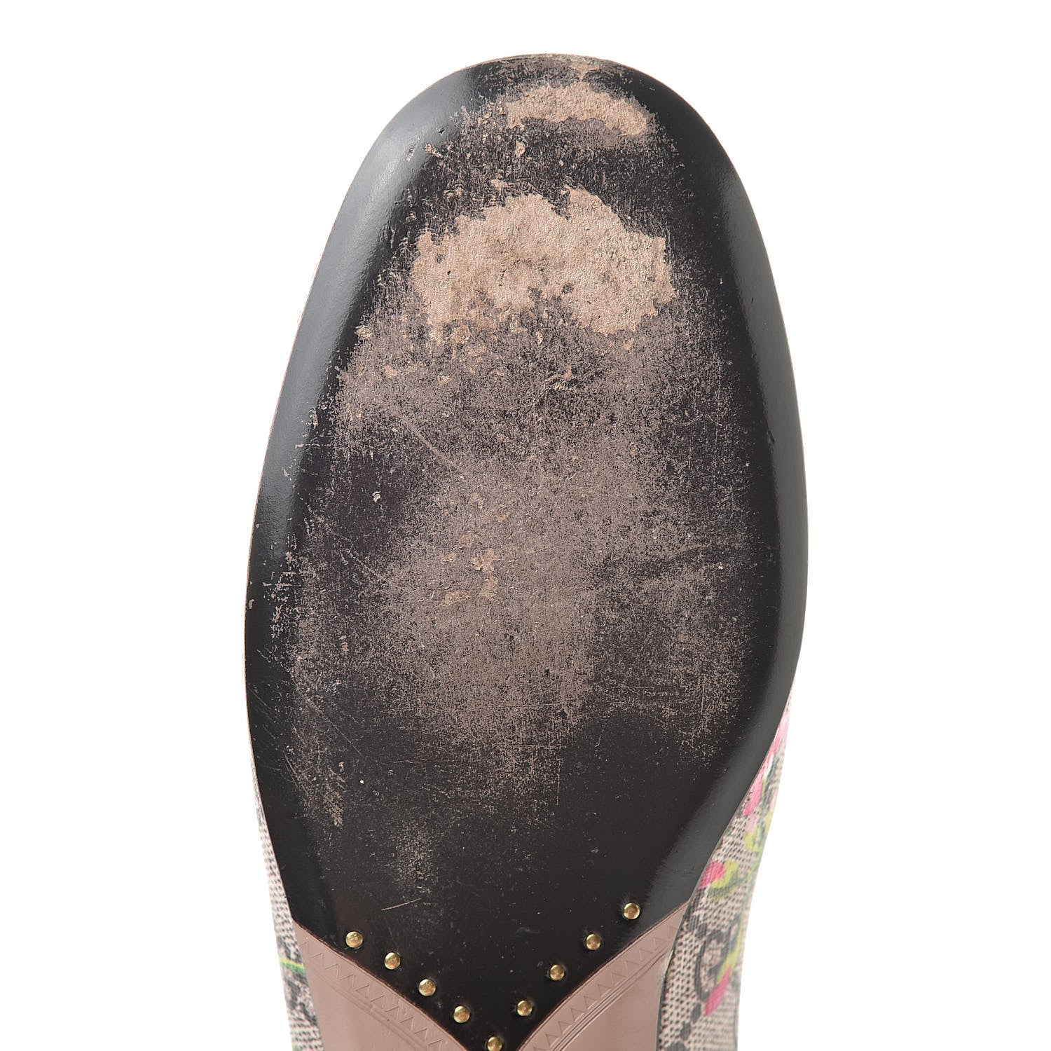 Gucci GG Supreme Monogram Blooms Ballet Flats 39 Beige Multicolor Dry Rose 10 of 12