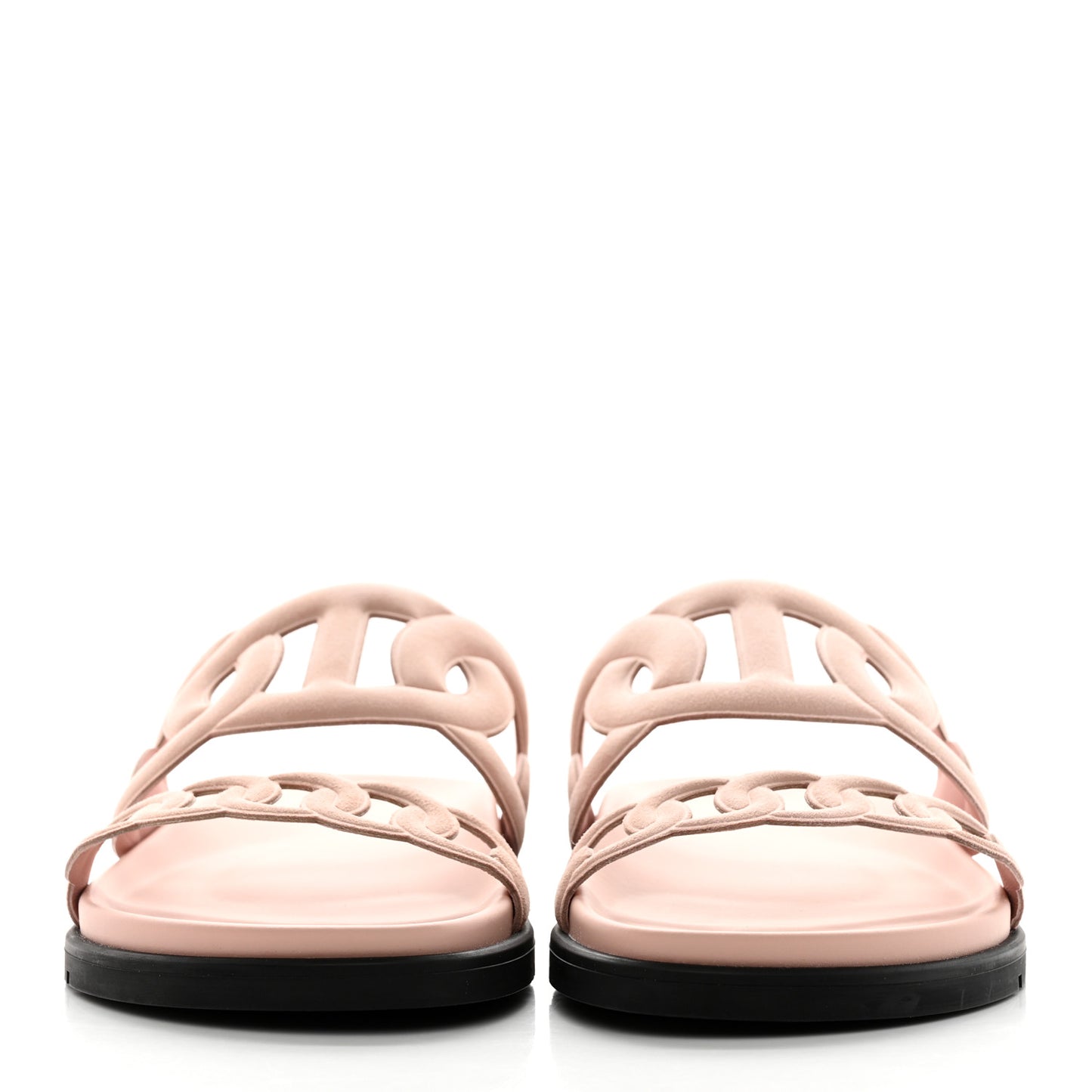 Suede Goatskin Extra Sandals 37.5 Rose Opaline