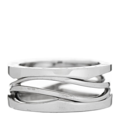 Bulgari 18K White Gold B.Zero1 Legend Three-Band Ring 58 8.25 3 of 8