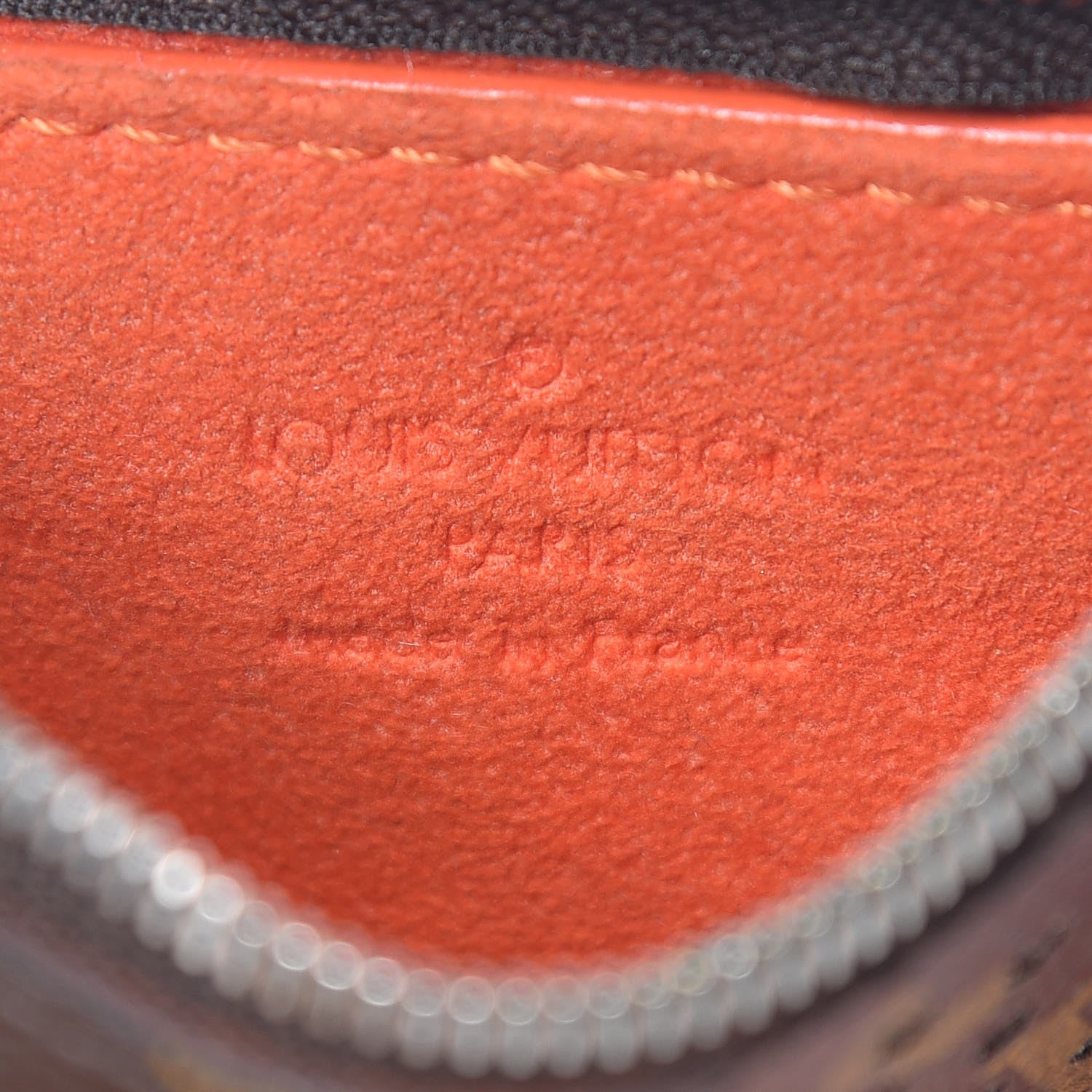 Louis Vuitton Monogram Perforated Key Pouch Orange 6 of 6