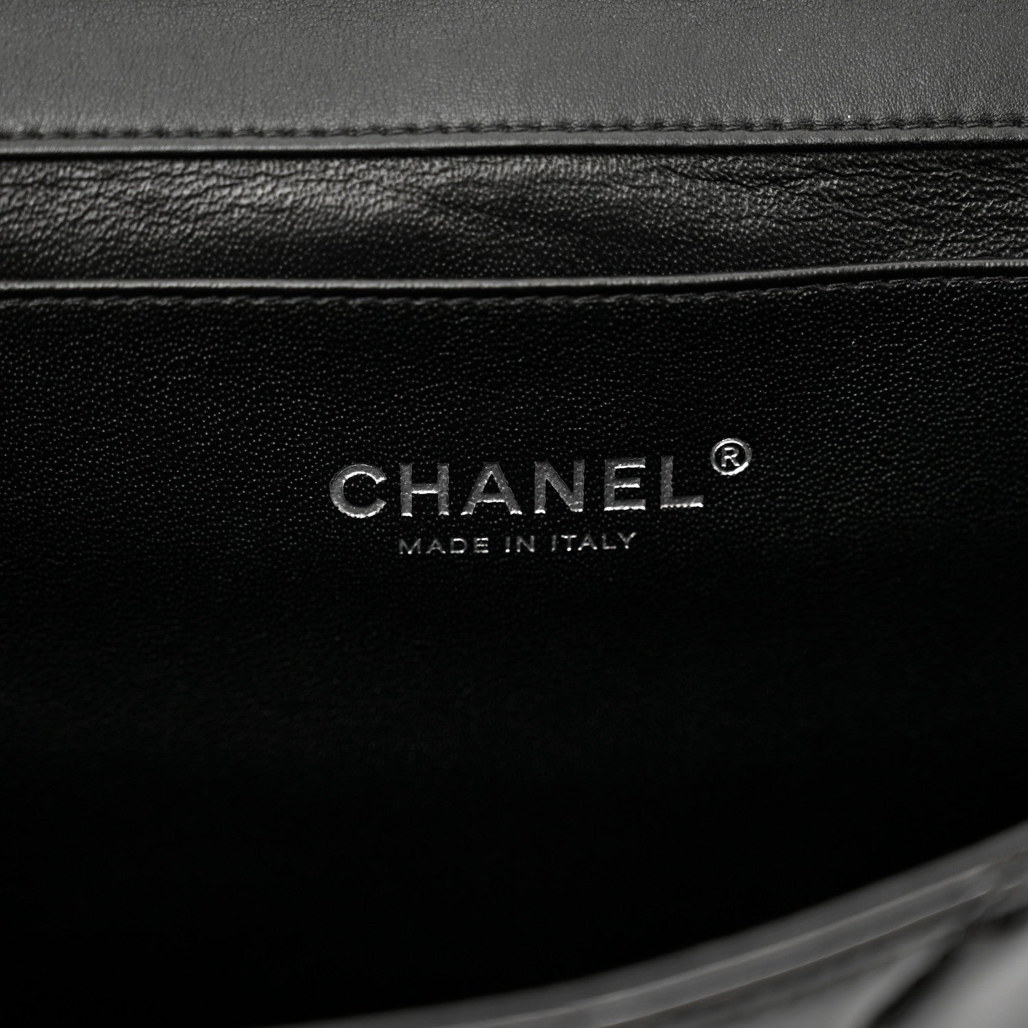 Chanel Patent Quilted Clutch with Chain Flap Black 7 of 10