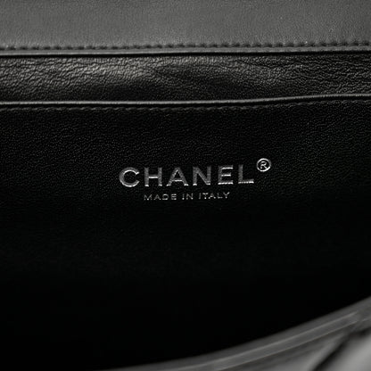 Chanel Patent Quilted Clutch with Chain Flap Black 7 of 10