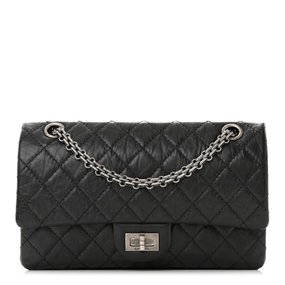 Chanel Aged Calfskin Quilted 2.55 Reissue 225 Flap Black 1 of 11