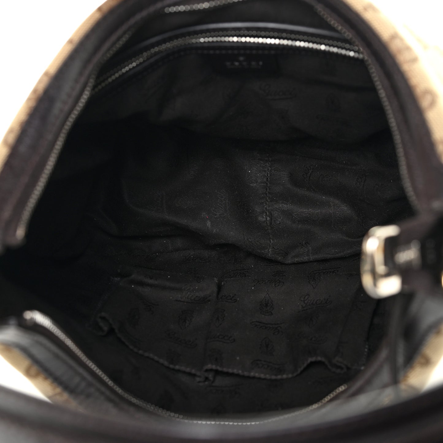 Monogram Medium GG Twins Hobo Dark Brown