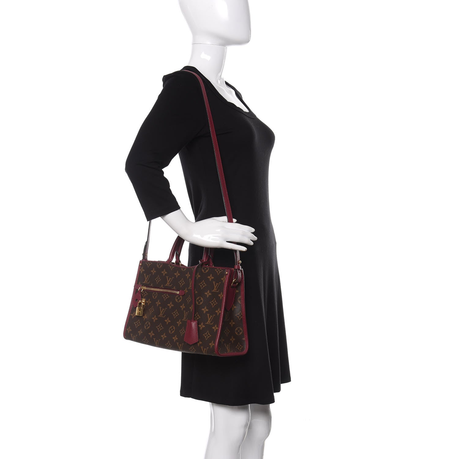 Louis Vuitton Monogram Popincourt PM Raisin 2 of 10