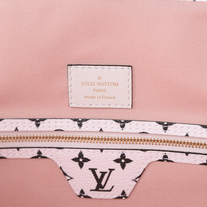 Louis Vuitton Monogram Giant Neverfull MM Rouge 7 of 8