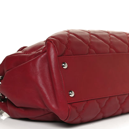 Chanel Calfskin Double Stitch Large Hamptons Flap Bag 9 of 10