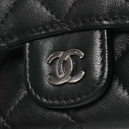 Chanel Lambskin Quilted Coin Purse Black 9 of 14