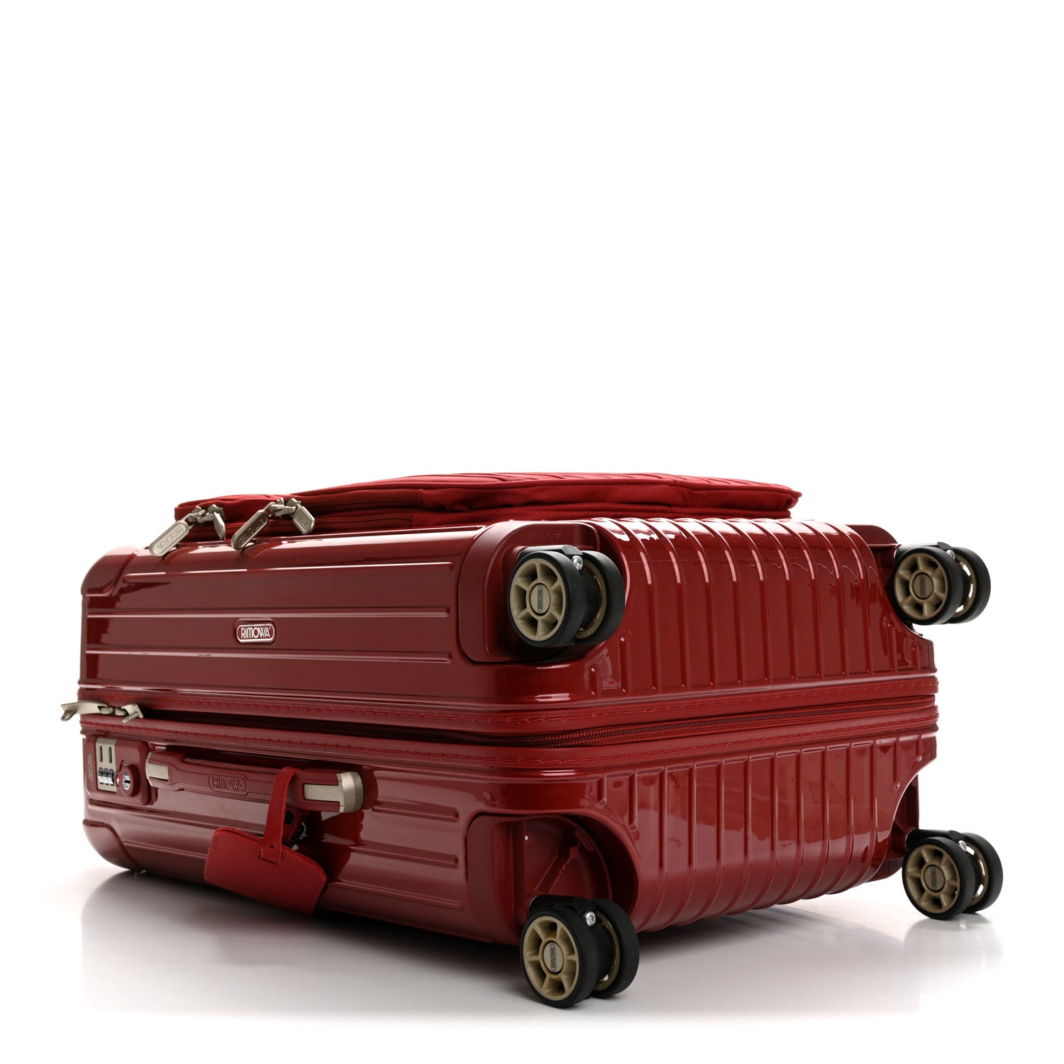 Rimowa Polycarbonate Salsa Deluxe Hybrid Cabin 53 Orient Red 3 of 12