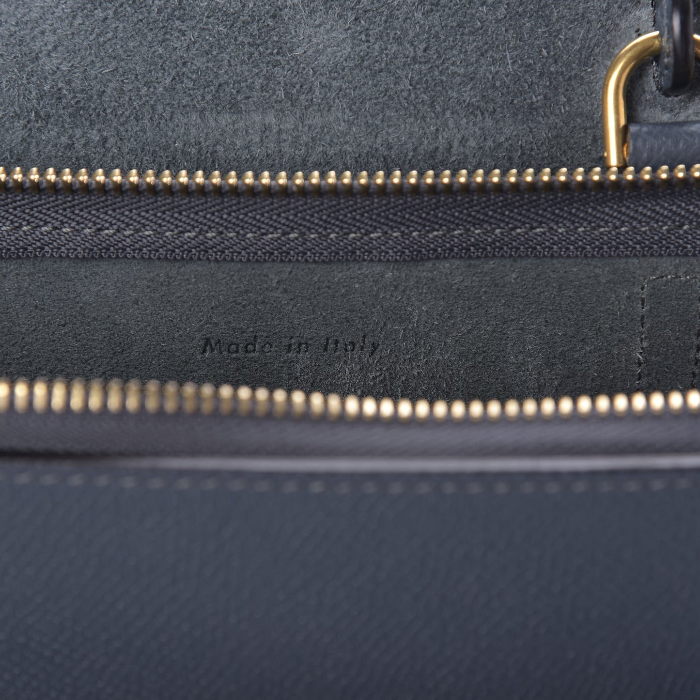 Grained Calfskin Nano Belt Bag Slate