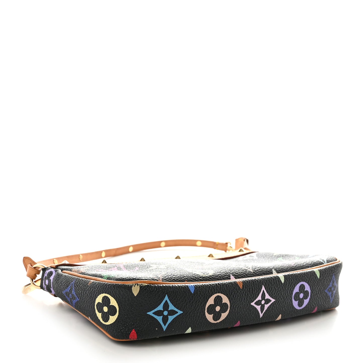 Monogram Multicolor Pochette Accessories Black