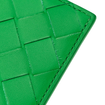 Bottega Veneta Calfskin Intrecciato Flap Card Case Parakeet 12 of 13