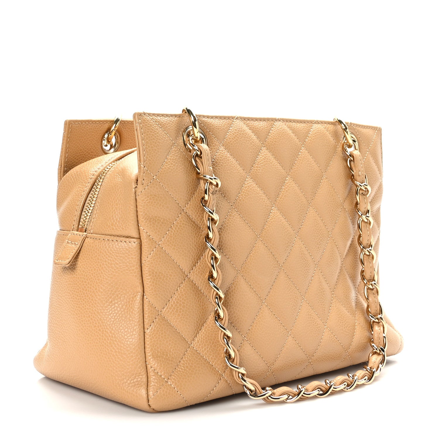 Chanel Caviar Petit Timeless Tote PTT Dark Beige 3 of 11