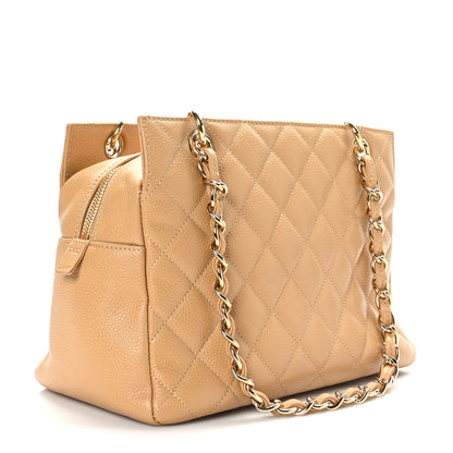 Chanel Caviar Petit Timeless Tote PTT Dark Beige 3 of 11