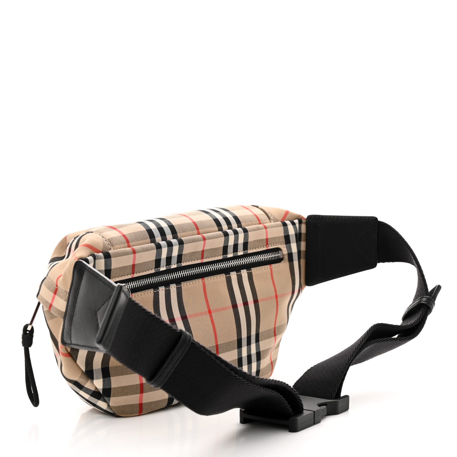 Burberry Nylon Vintage Check Medium Sonny Bum Bag Archive Beige Black 3 of 10