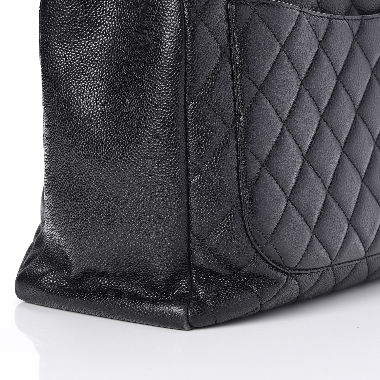Chanel Caviar Quilted Grand Shopping Tote GST Black 9 of 10