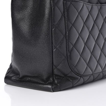 Chanel Caviar Quilted Grand Shopping Tote GST Black 9 of 10