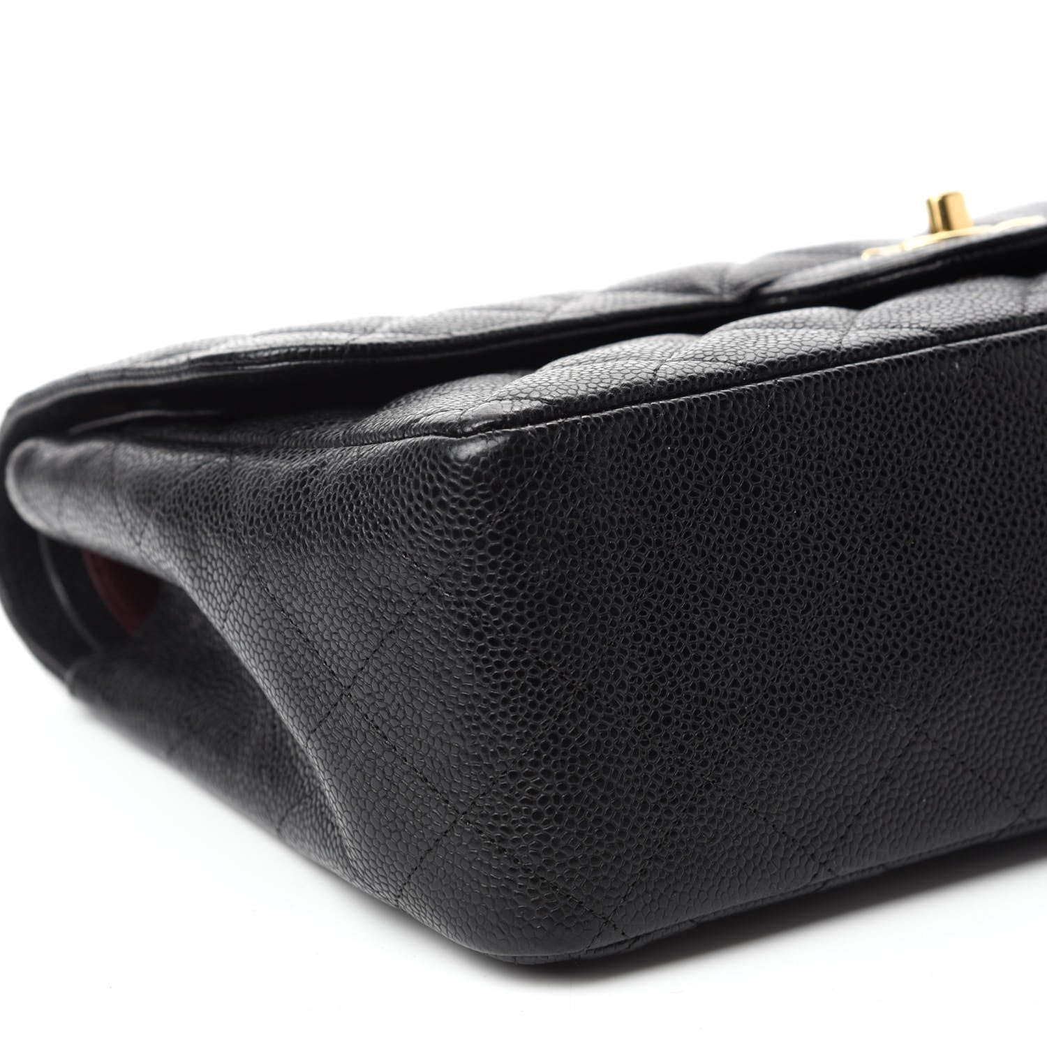 Chanel Caviar Quilted Jumbo Double Flap Black 7 of 12