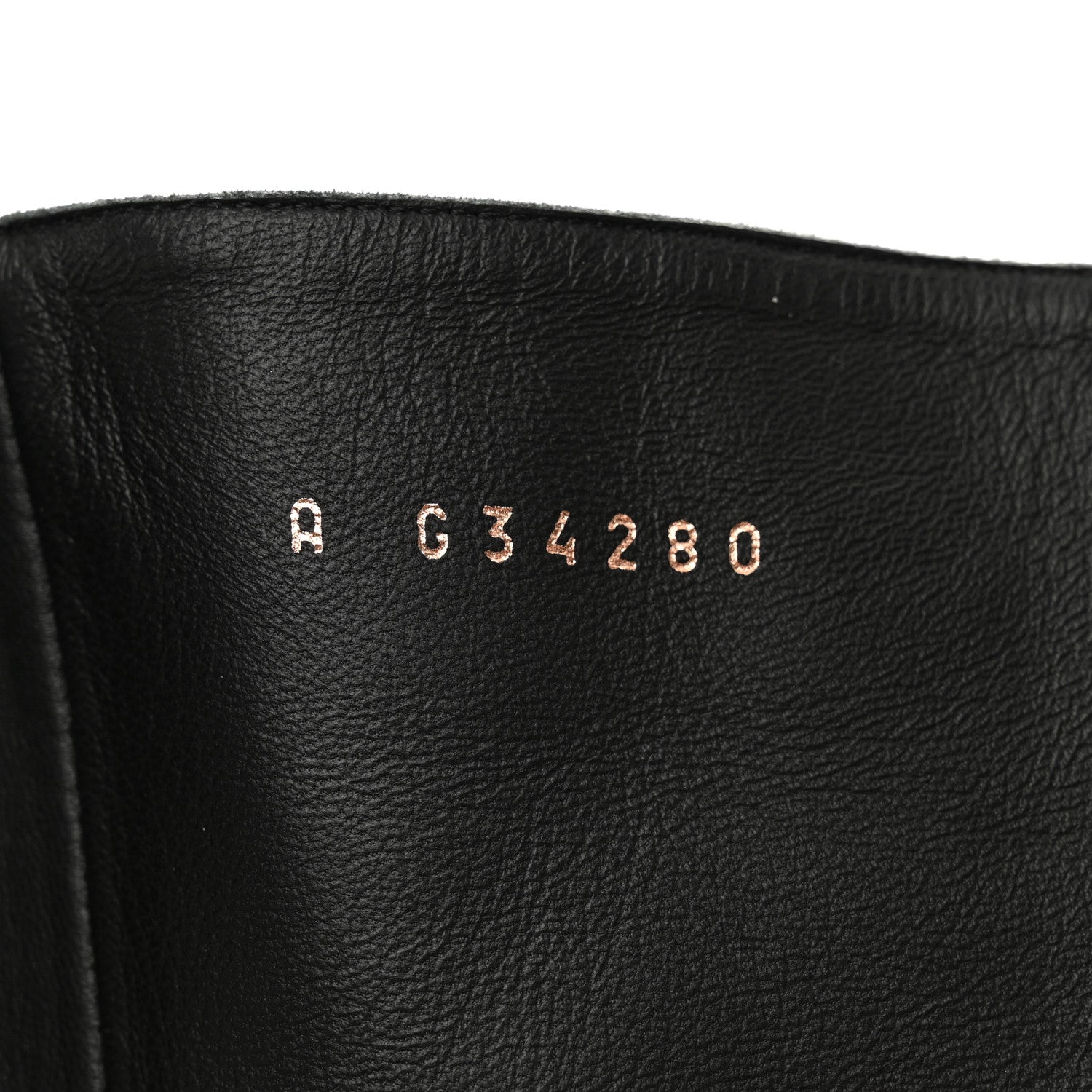 Chanel Laminated Goatskin Over the Knee Boots 37 Bronze 8 of 10