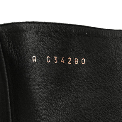 Chanel Laminated Goatskin Over the Knee Boots 37 Bronze 8 of 10