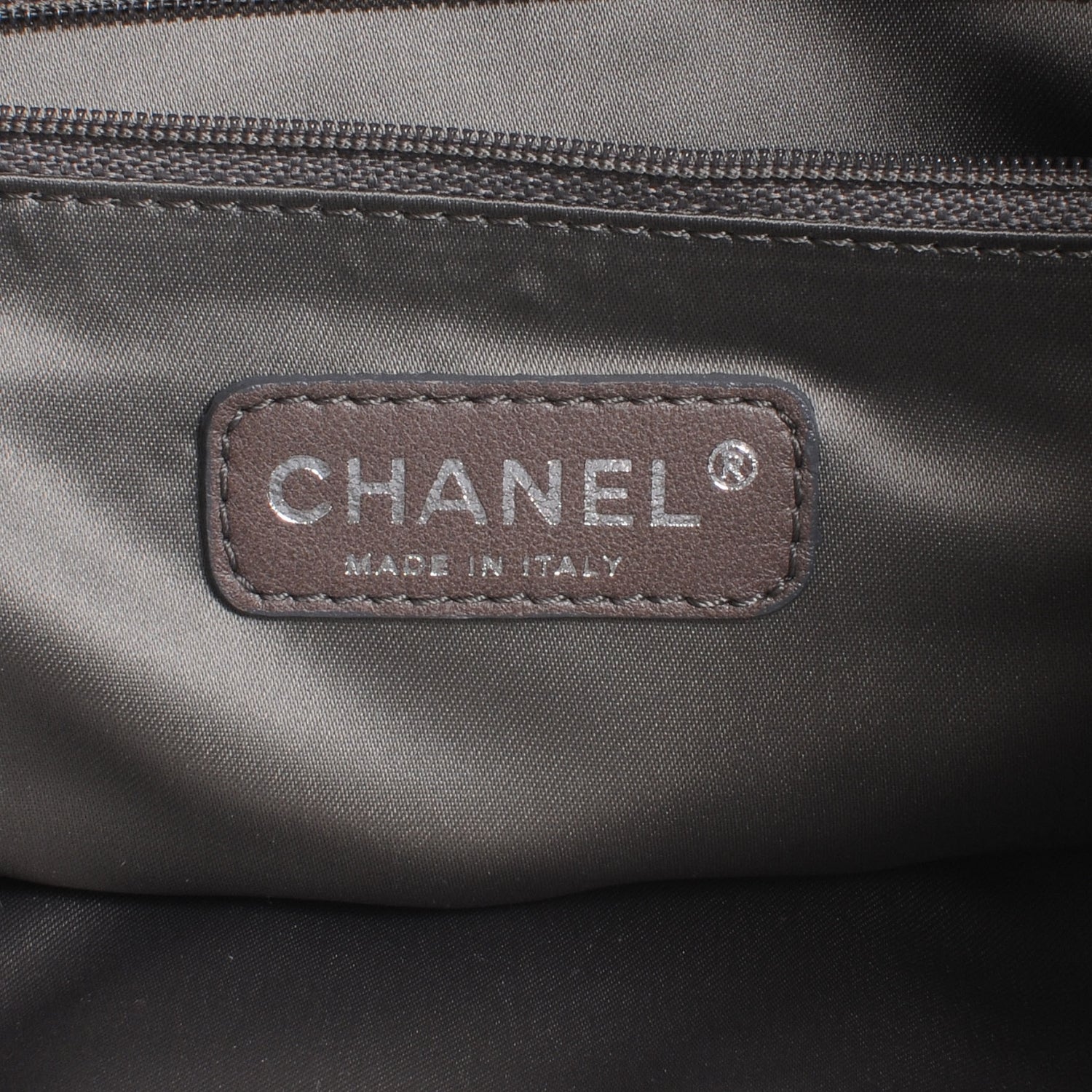 Chanel Vinyl Ice Cube Large Shopper Tote Silver 6 of 7