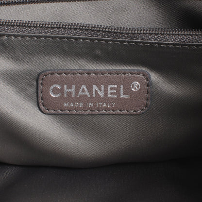 Chanel Vinyl Ice Cube Large Shopper Tote Silver 6 of 7