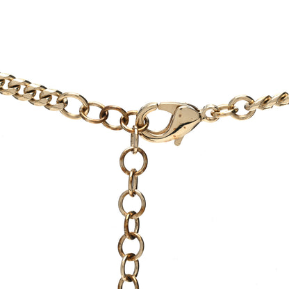 Chanel Pearl Crystal CC Necklace Gold 4 of 6